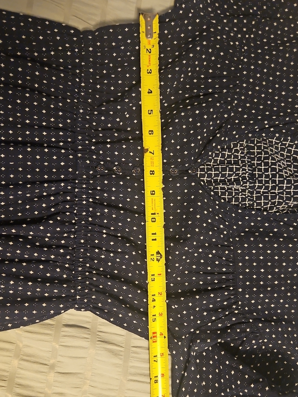 Madwell Dobby V-Neck Tiered Midi Dress - Picture 12 of 15